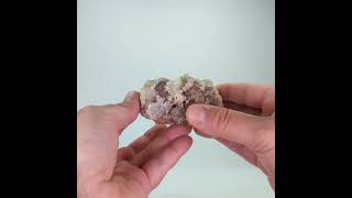 Vidéo: Prehnite, quartz, Djebel Melh, Maroc, 257 grammes