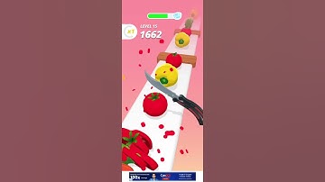 PERFECT SLICE LEVEL 15#perfectslice #viral #gaming #cooking #