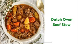 Dutch Oven Beef Stew