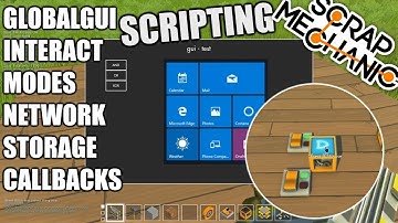 SCRIPTING A GUI! AND EXPLOSIONS! #ScrapMechanic LUA TUTORIAL