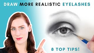 8 Best Tips for Drawing More Realistic Eyelashes