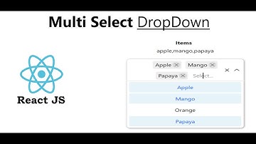 MultiSelect DropDown in React