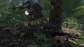 陸自特殊作戦群vs中国軍歩兵部隊【Arma3】