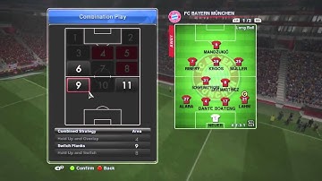 PES 2014 How To Play Combination And Make Formation Frist GamePlay Ever