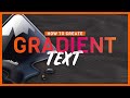 How to Add a Gradient Fill to Text in Inkscape