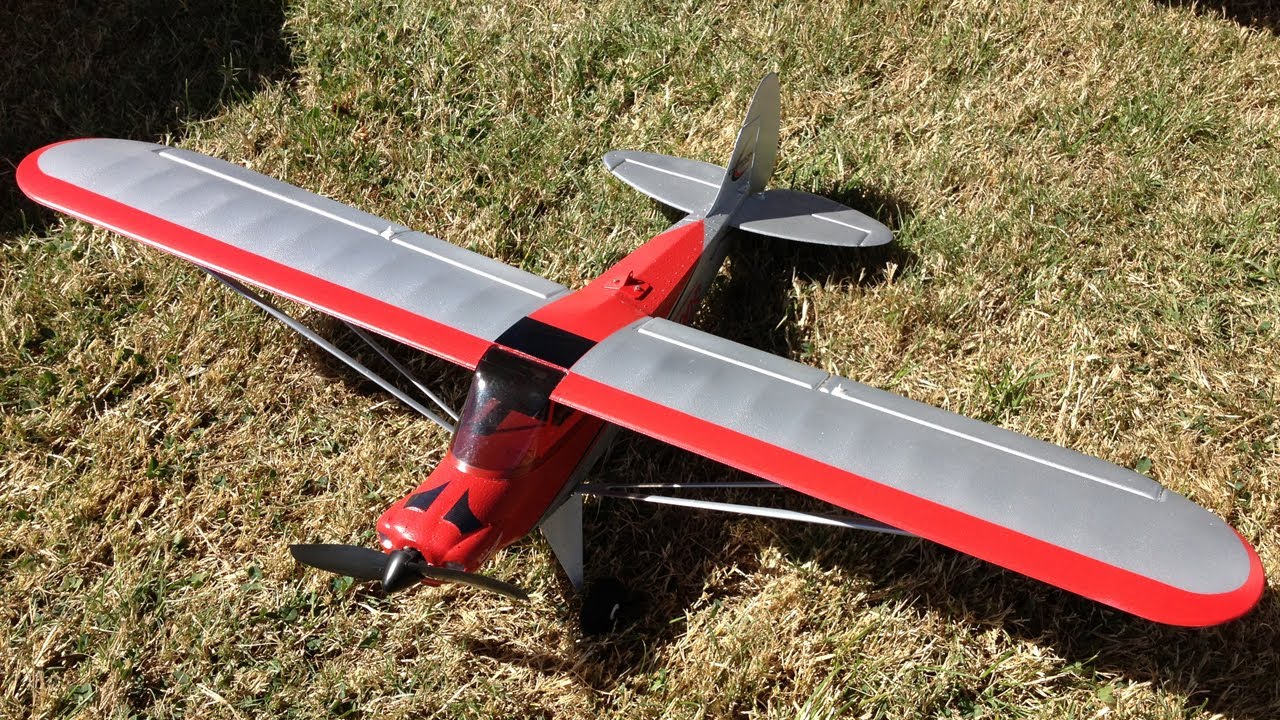 E-Flite UMX Carbon Cub SS BNF RC Plane in Strong Winds at Bell Air RC ...