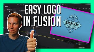 Easy Logo Animation in Fusion - DaVinci Resolve Fusion Tutorial for Beginners