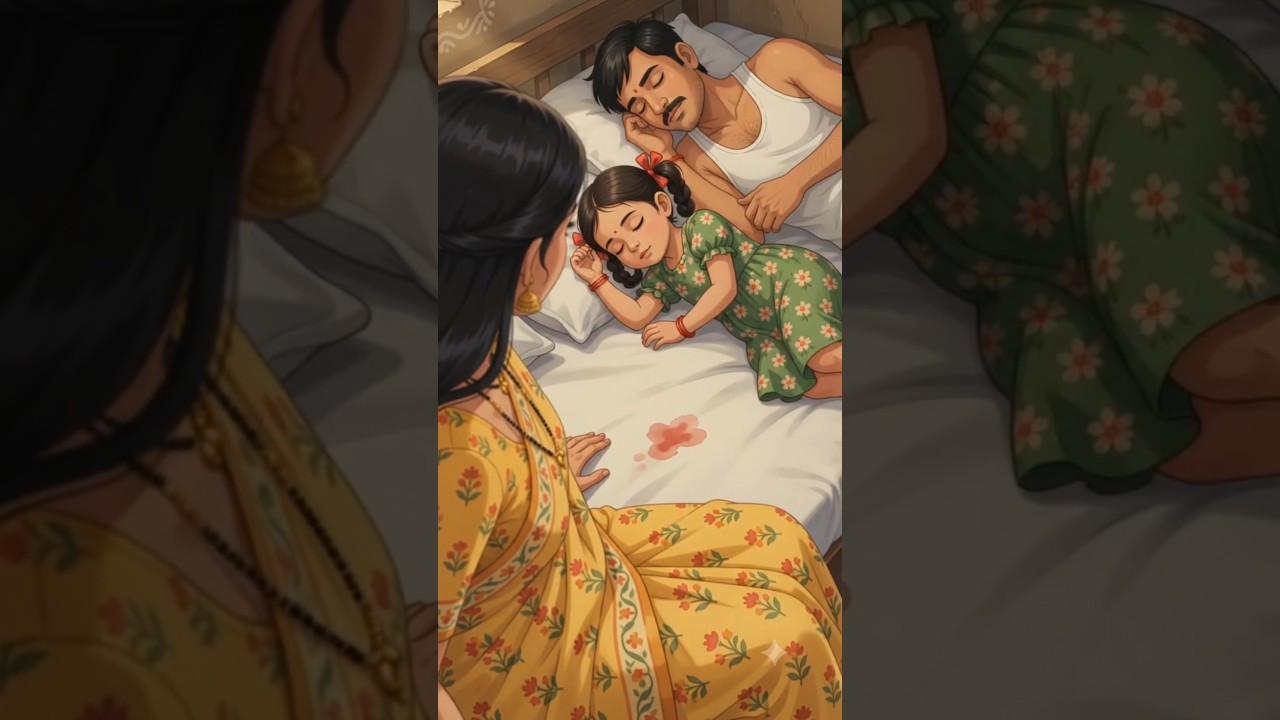 Periods Ke Dard Mein Bhi Ghar Sambhalti Ek Maa ❤️ | Emotional Indian Village Story | Ghibli Inspired 썸네일