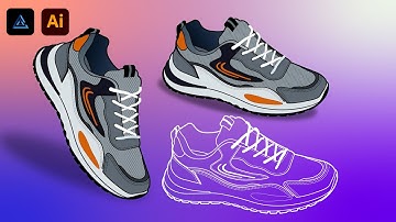 Create Your Own Vector Sneakers Shoes with Adobe Illustrator CC 2023 | Adobe Illustrator Tutorial