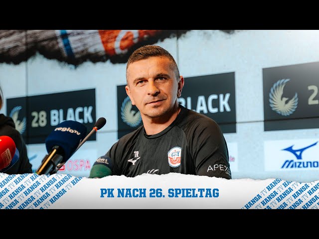 💬 PK nach dem Spiel: F.C. Hansa Rostock vs. SpVgg Greuther Fürth | 2. Bundesliga⚽