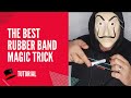 Easy Rubber Band Magic Trick Revealed  #youtubeshorts #viralvideo #viral #ytshorts #trending #shorts