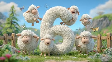 Learn Numbers 1 to 10 with Animals | Fun 3D Cartoon Counting Song for Kids | Number Song