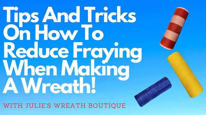 Tips and Tricks on How to Reduce Fraying When Maki...