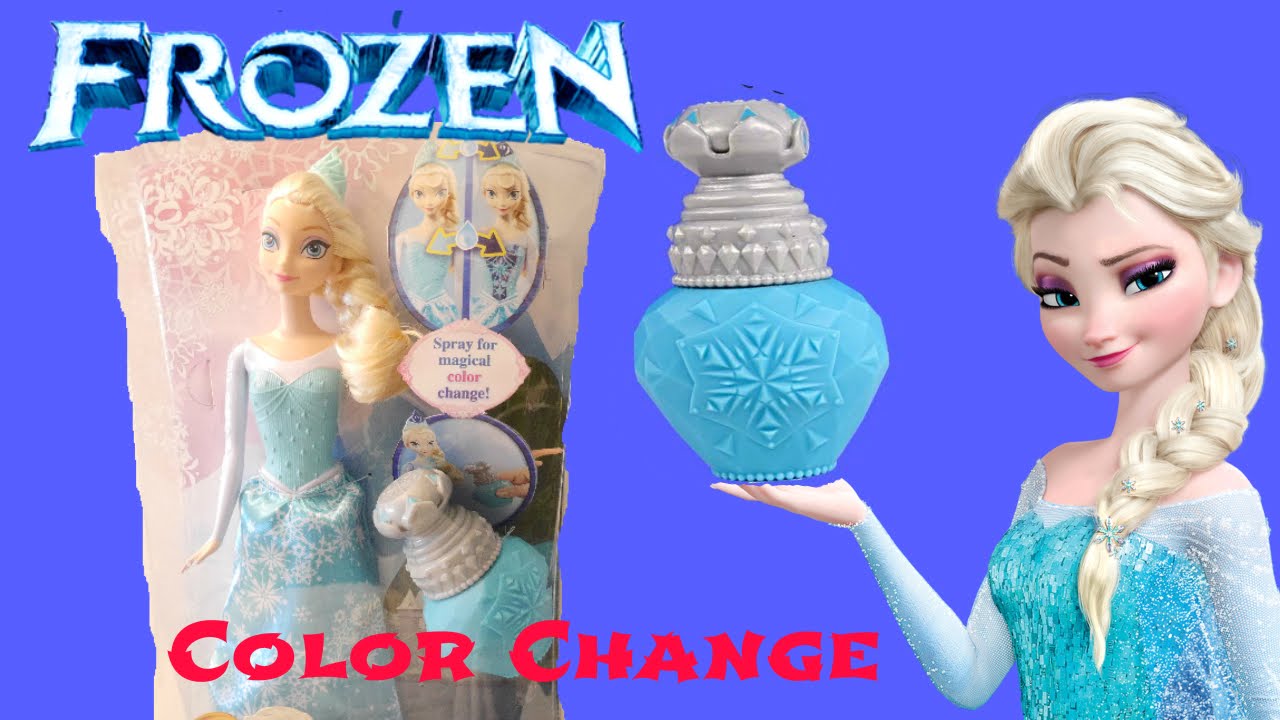 ⁣فروزن ألعاب بنات الملكة إيلسا يتغير لونها Frozen Queen Elsa Color Change