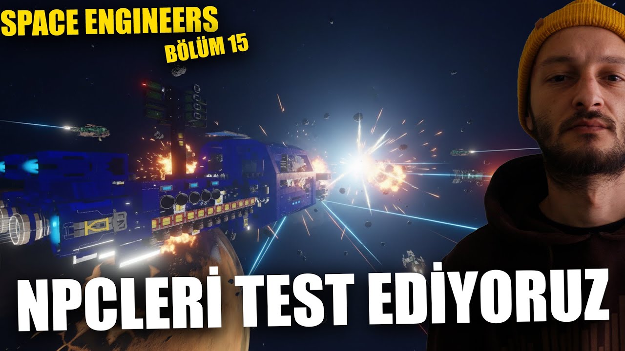 NPC'LERİ TEST EDİYORUZ | SPACE ENGINEERS MARS BÖLÜM 15 - YouTube