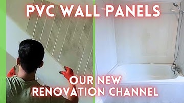 Bathroom wall panel install video | Bathroom video before and after (Best way to install pvc panel)