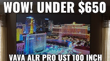 NEW 2021 Vava ALR PRO 4K UST Review and GIVEAWAY