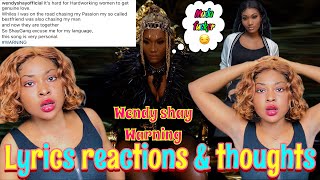 Wendy Shay- Warning (Official music video)//Video lyrics & thoughts//By popular request #shaygang