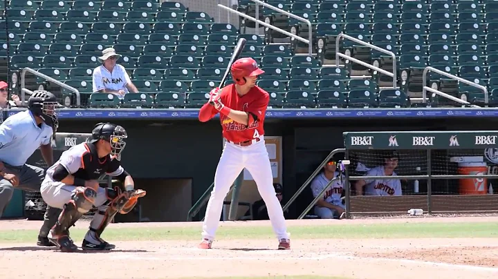 Cardinals Prospect Thomas Spitz Batting 6/25/17 HD