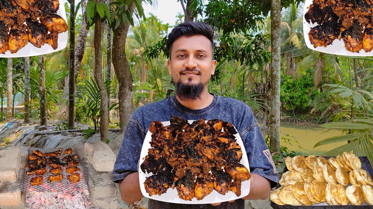 গ্রামীণ স্টাইলে চিকেন বারবিকিউ, এর স্বাদ রেস্টুরেন্টকেও হার মানাবে | Chicken BBQ Recipe