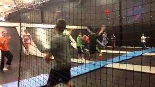 Playing Dodge Ball@Defy Gravity