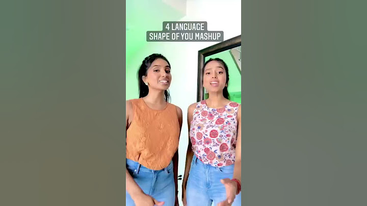 4 Language Shape of You Mashup | n X t - sister duo cover #shorts