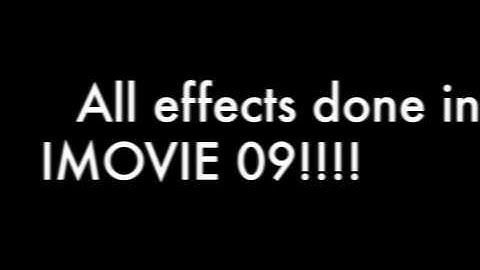 Muzzle flash/gun shot in IMovie 09!