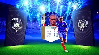 VIEIRA 91 ICONO PRIME Y FICHAJE ESTRELLA !! FIFA 18