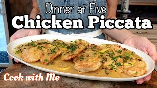 Chicken Piccata Dinner At Five Cook With Me