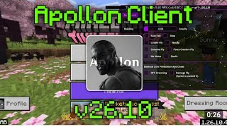 INSANE FEATURES!! 🔥TOOLBOX FOR MCPE 1.26.10 Apollon Client 🤯 | FPS BOOST + OP HACKS TOOLBOX!! 🔥