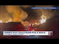 Debris pile in Maury County could 'burn for a while'