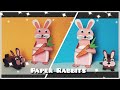 How to make Paper Rabbit Toy | Easy Paper Rabbit Craft Ideas | Paper Crafts | DIY Paper Rabbit.