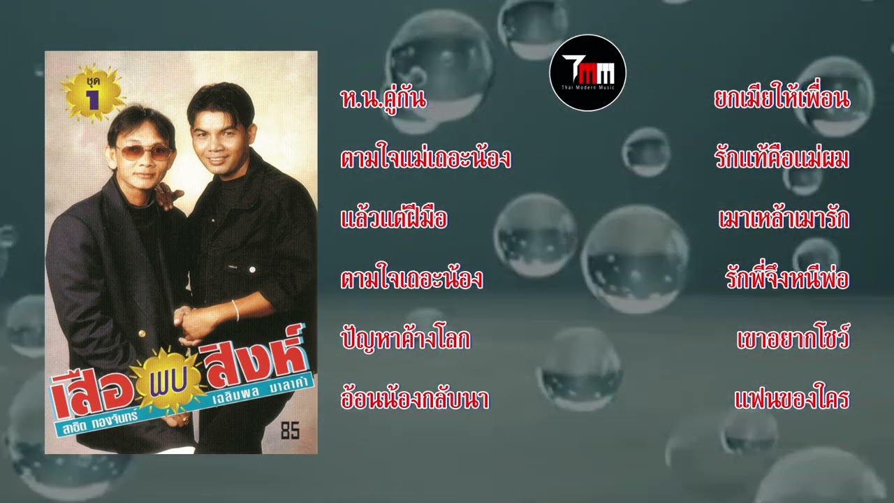 สาธิต + เฉลิมพล ชุด เสือพบสิงห์ 1 | ThaiModernMusic |【Original Album】