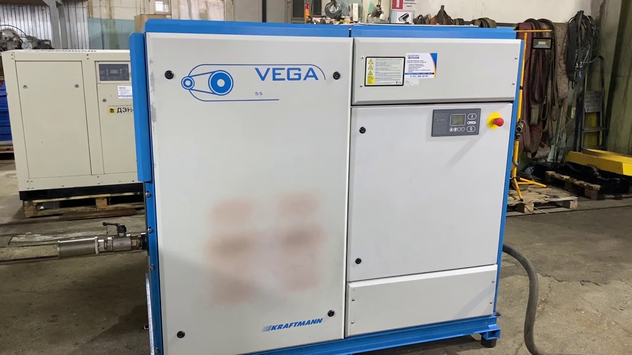 Винтовой электрический компрессор Kraftmann Vega 55-8
