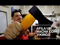 ✅  Afila un HACHA como Vikingo 😱