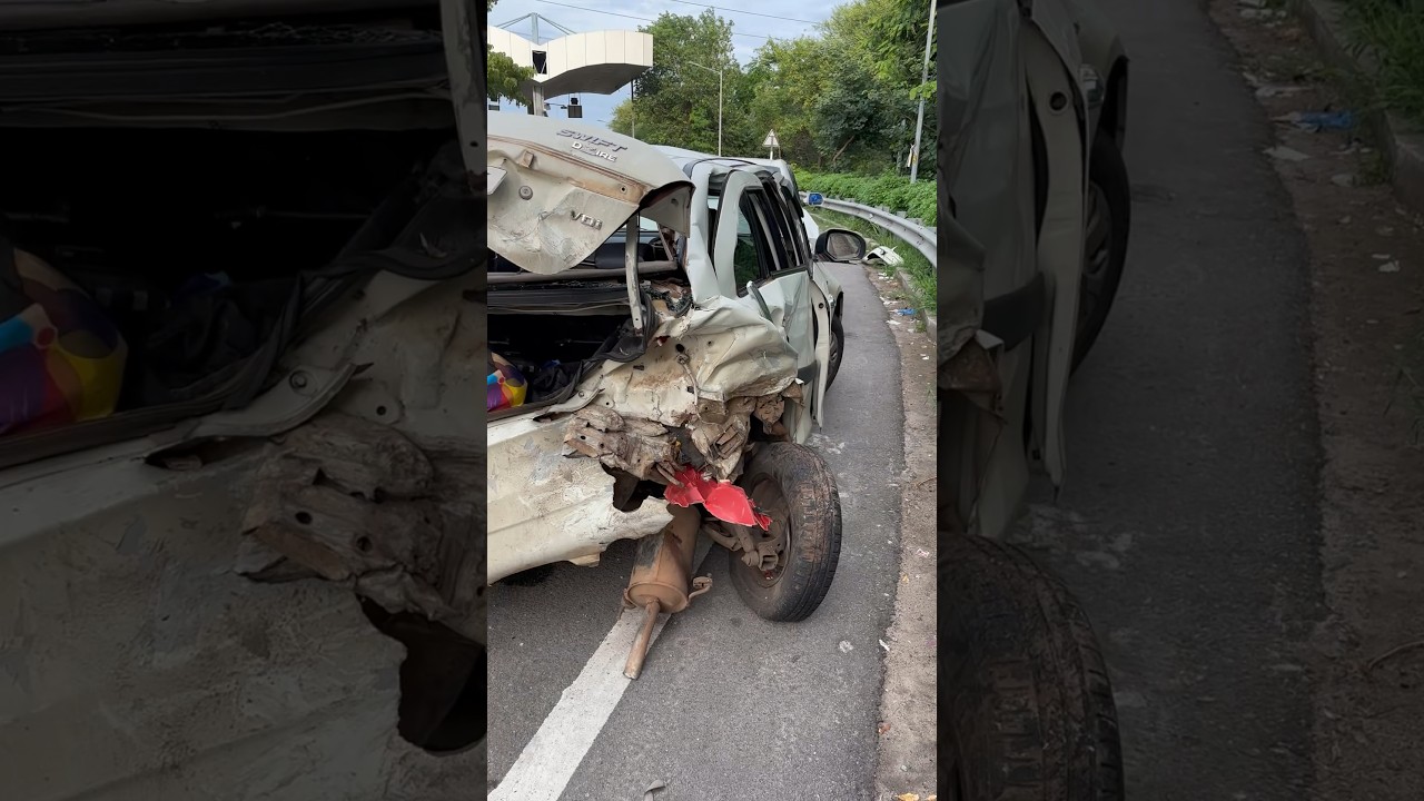 Worst Car Accident ORR Hyderabad 