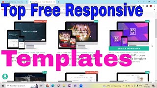 Get a Mobile-Friendly Website for Free: Top Free Responsive Templates Get a Mobile-Friendly Website for Free: Top Free Responsive Templates