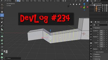 [Blender 2.80] Enchanted Lands Devlog #234 - Blender 3D: Noob to Pro 42 - Loopy about edges