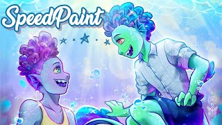 [SPEEDPAINT] Fan art de Luca y Alberto 🌊