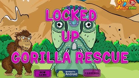 G2J Locked Up Gorilla Rescue Walkthrough [Games2Jolly]