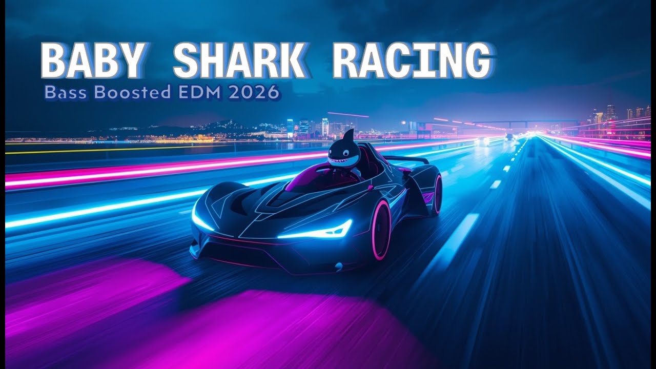 Bass Boosted EDM 2026 ⚡ BABY SHARK RACING | Night Drive & Deep House Energy