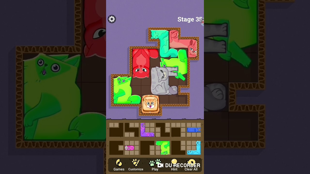 Block puzzle cats level 35 gameplay 