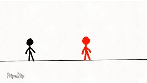 My first stick man animation | made on flipaclip