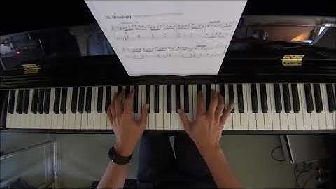 Trinity TCL Piano 2021-2023 Grade 5 Exercise 3b Broadway by Alan