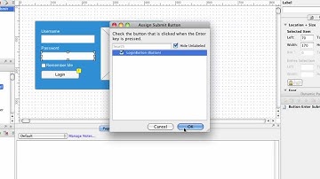Assign Submit Button (Enter Key Push) - Axure 6.5