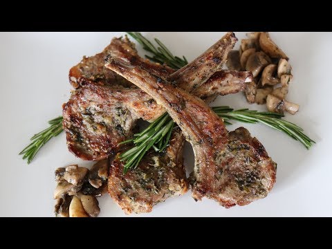 How To Make Garlic-Rosemary Lamb Chops