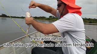 Choveu barbadinhos, na pescaria, represa capivara