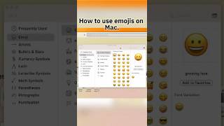How to use emojis on Mac. Tips and Tricks.