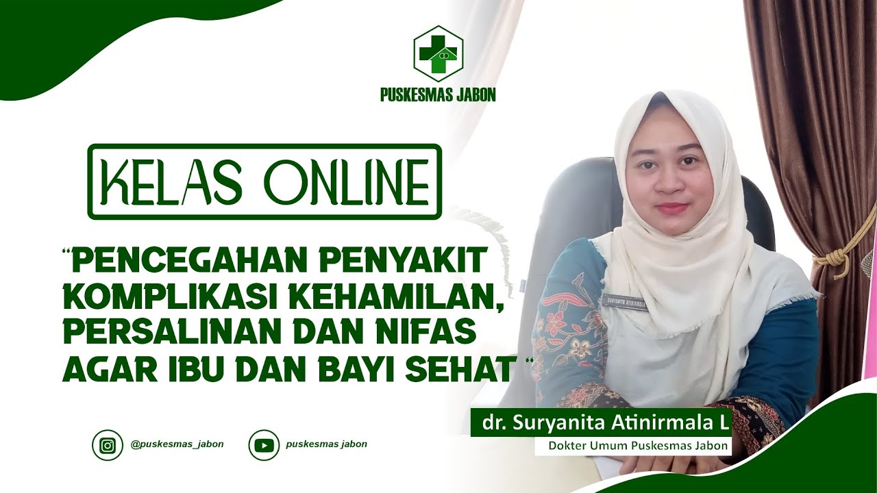 Pencegahan Penyakit Komplikasi Kehamilan, Persalinan, dan Nifas. Agar Ibu dan Bayi Sehat
