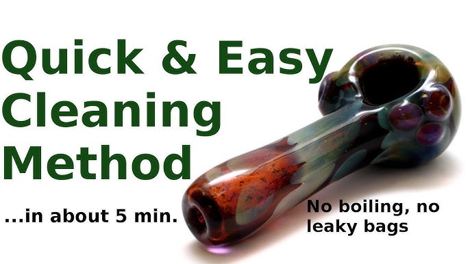 How to Clean a Glass Pipe the CHEAP and EASY Way 